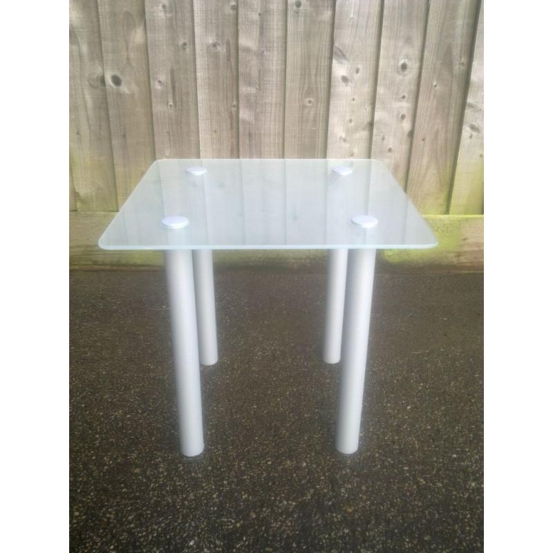 Glass Side Table