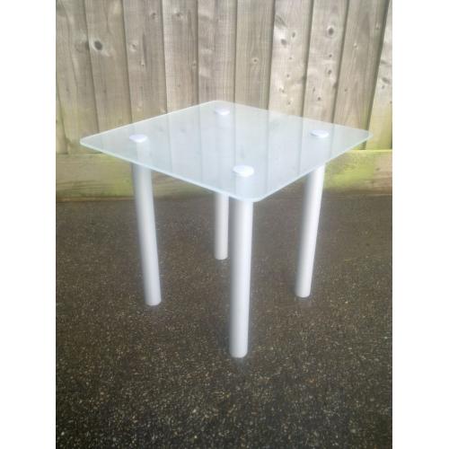 Glass Side Table