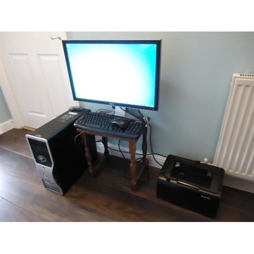 Dell Precision T3500 Xeon W3520 2.67GHz Quad 18GB RAM 1.5TB HDD 120GB SDD