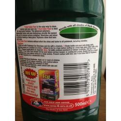 UNUSED Carplan T-CUT, CLEANS, RESTORES, WAXES, for all shades of dark green