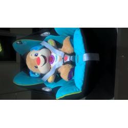? Maxi Cosi® Cabriofix Blue Green Aqua Colour/ Green Piping Baby Car Seat Group 0+ Infant Carrier