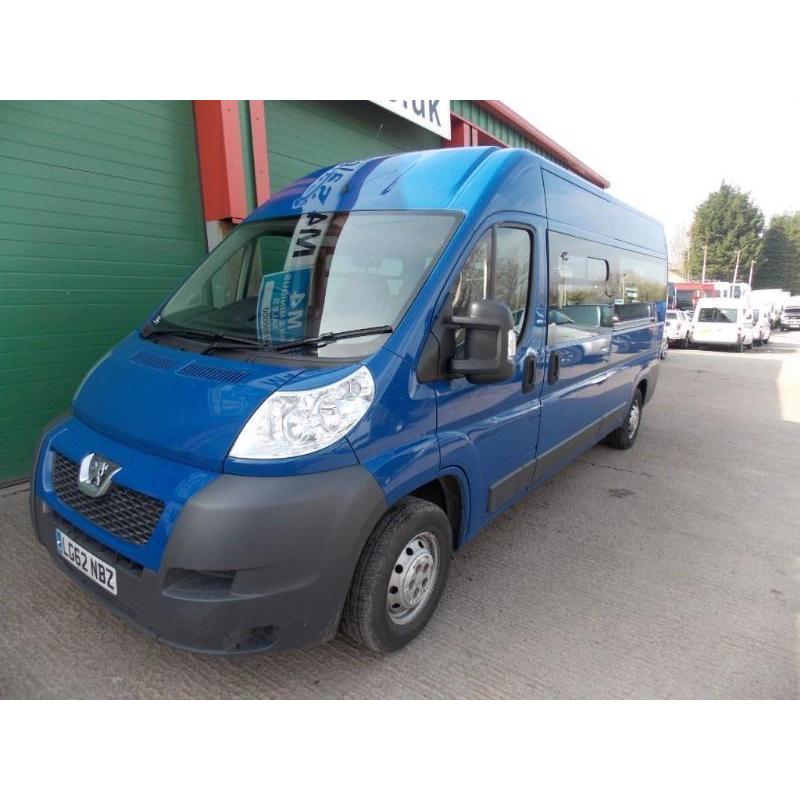 Peugeot Boxer 125ps,17st 3.5t minibus. 1 owner,fsh,a/con