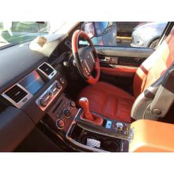 2011 11 RegLand Rover Range Rover Sport 3.0TD V6 Autobiography Sport,RED LEATHER