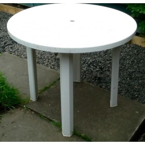 PVC round Garden Table