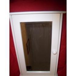 Small White Bathroom Cabinet H 53 x 31 x14 cm