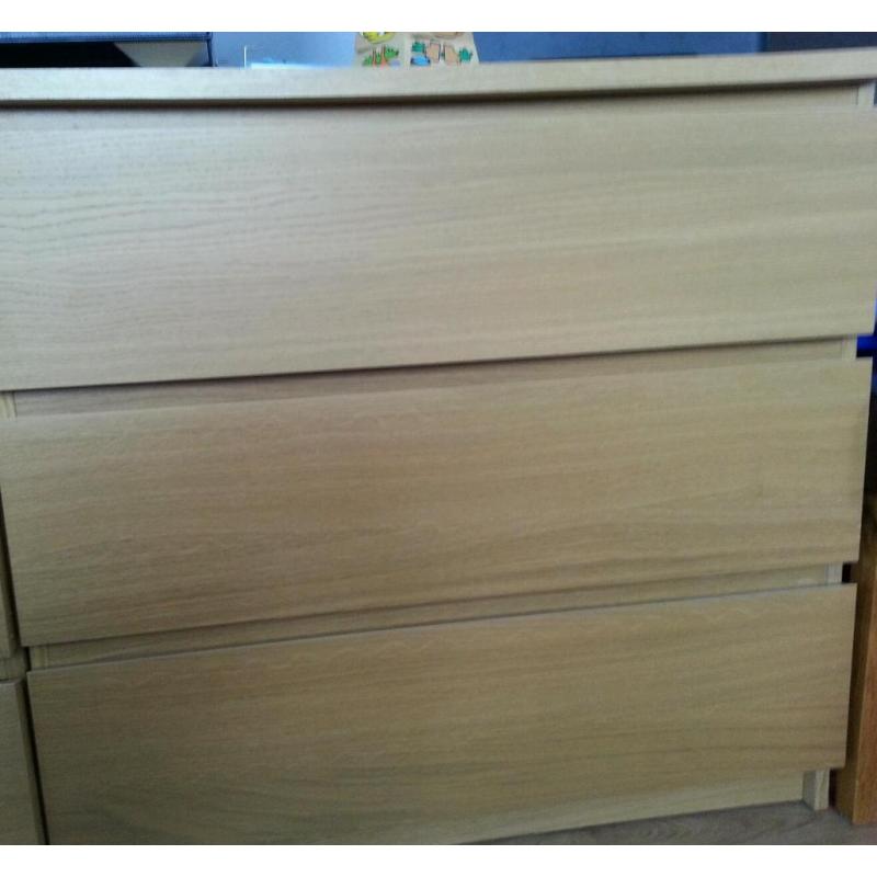 3 drawer malm chest