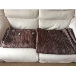 Brown Lined Curtains