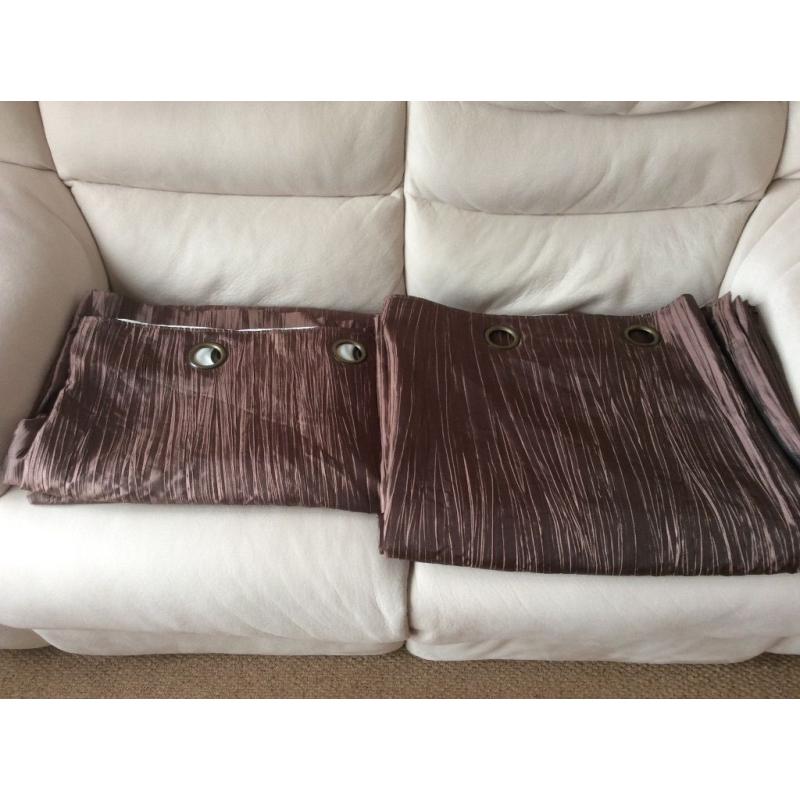 Brown Lined Curtains