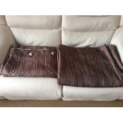 Brown Lined Curtains