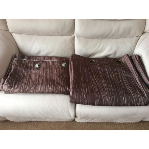 Brown Lined Curtains