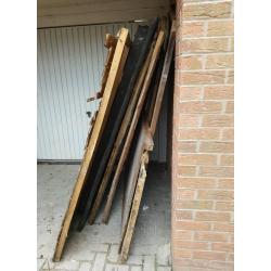 Free wood- old garden shed
