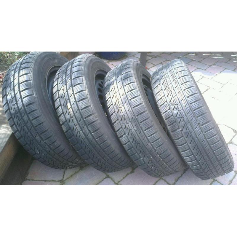 4x Tyres 175/65/15 84t