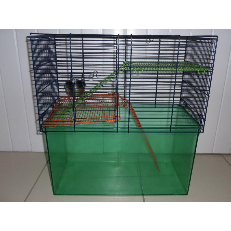 Gerbil Tank Based Cage