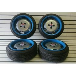 One of a kind! 4x100 Joe Wheels 15" alloys Mk1 mk2 golf polo lupo audi 80 VAG