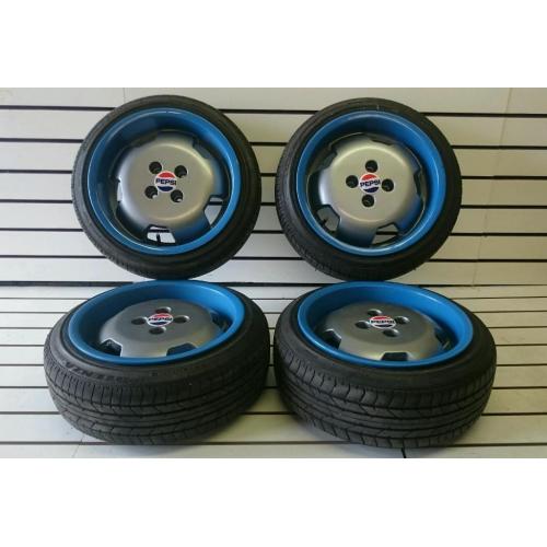 One of a kind! 4x100 Joe Wheels 15" alloys Mk1 mk2 golf polo lupo audi 80 VAG