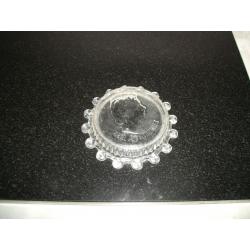 Eizabeth R 1953 Glass Pin Dish