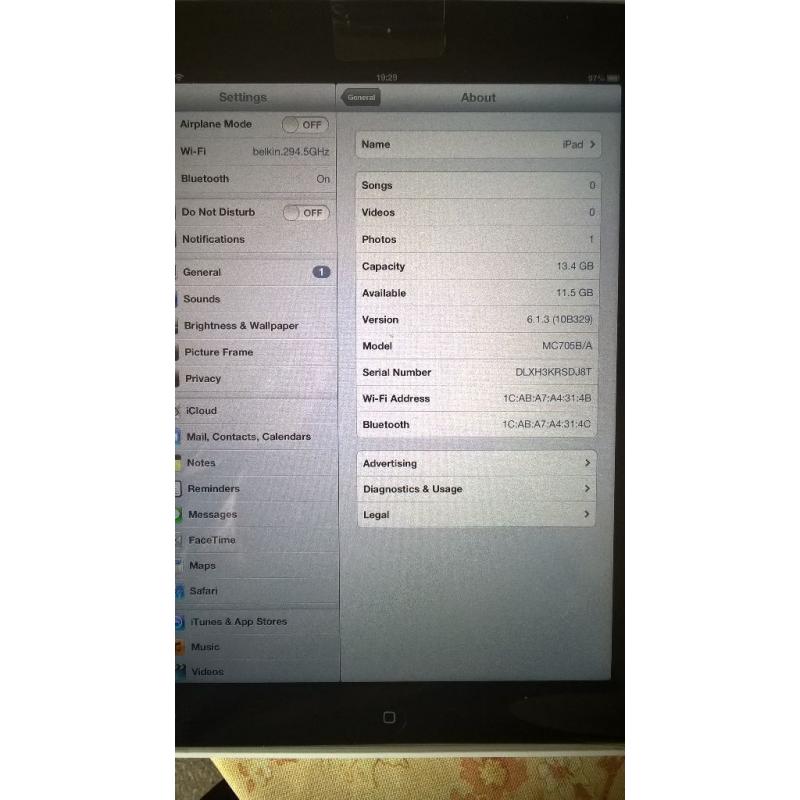 Apple Ipad 2 - 16Gb - Wifi - Nailsea
