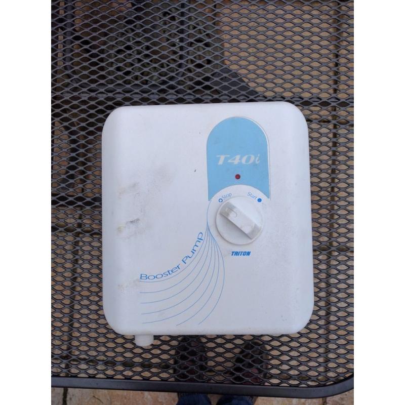 Shower booster pump
