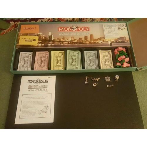 Monopoly Miami & it's beaches edition.