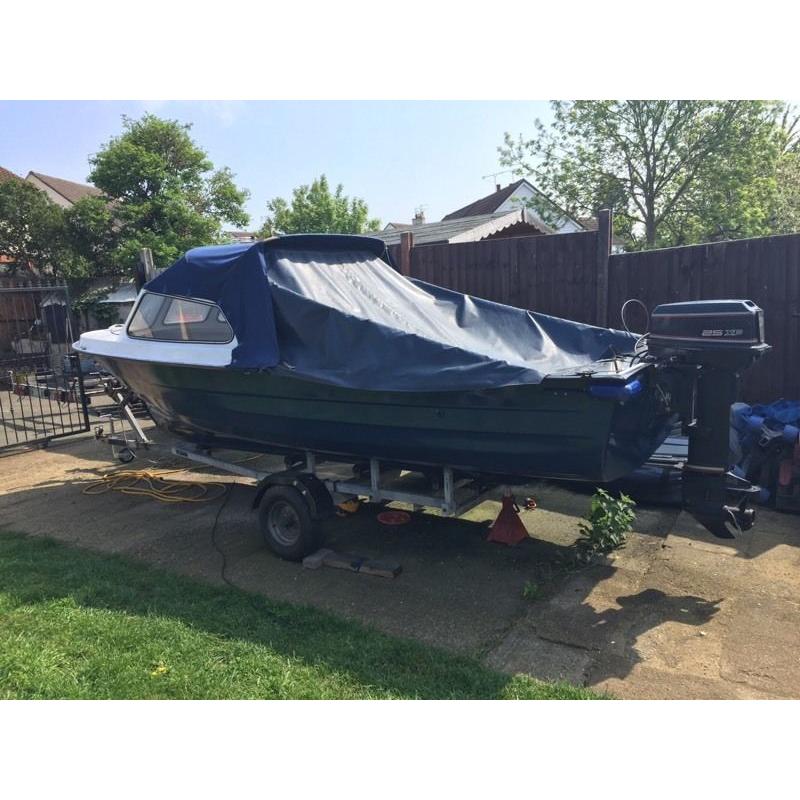 Ryds 520 boat outboard and trailer