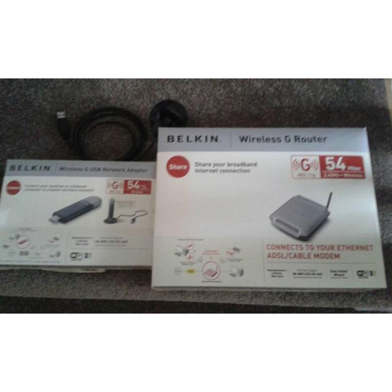 Belkin wireless g router