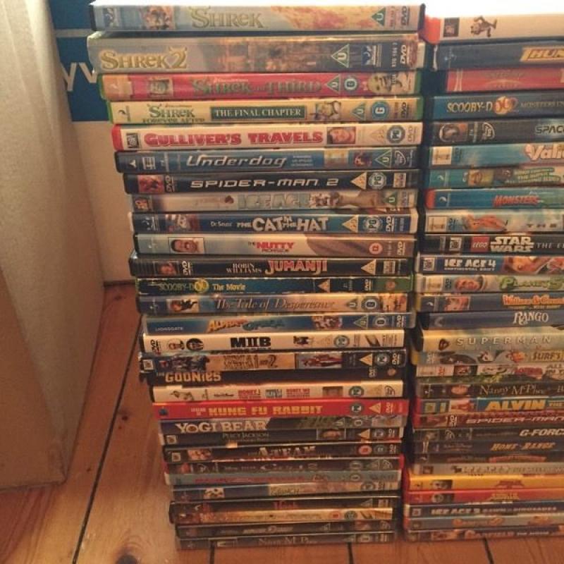 Bundle of children's DVDs