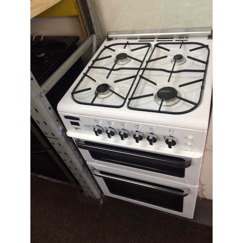 White leisure 60cm gas cooker grill & oven good condition with guarantee