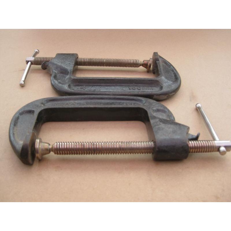 4" steel clamps