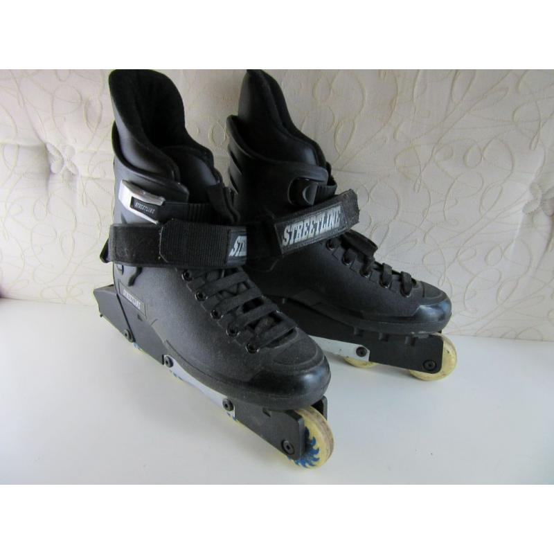 Roller Blades Inline Skates Size 6 Black Streetline