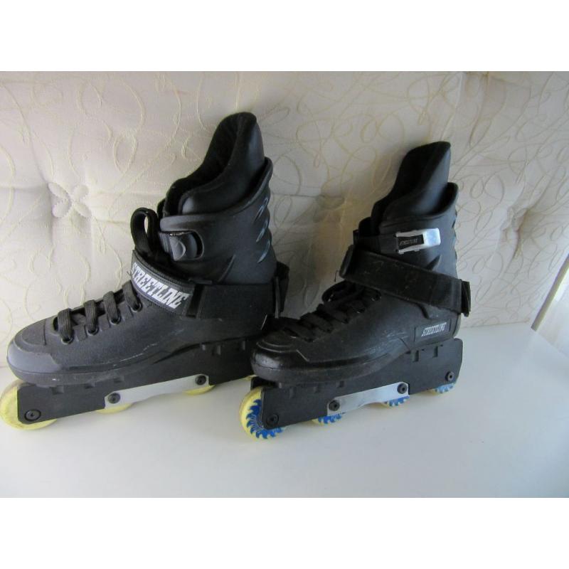 Roller Blades Inline Skates Size 6 Black Streetline