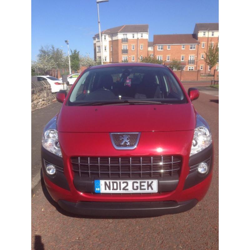 Peugeot 3008 Automatic Babylon Red 12 Plate only 16300 Miles Full service & MOT this week
