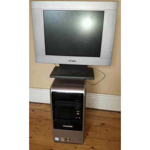 Computer and monitor