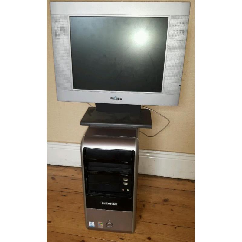 Computer and monitor