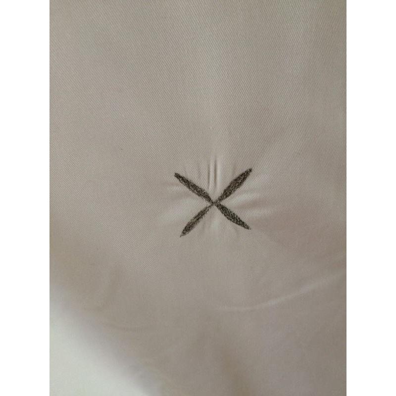 Next white and silver curtains..