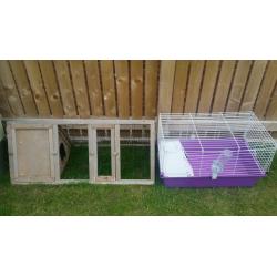 Rabbit cage and run