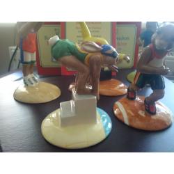 A complete matching set of Royal Doulton "BUNNYKINS GAMES " .