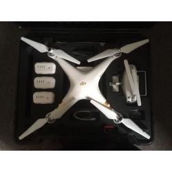 DJI Phantom 3 professional drone, like new, carry case and 2 spare batteries
