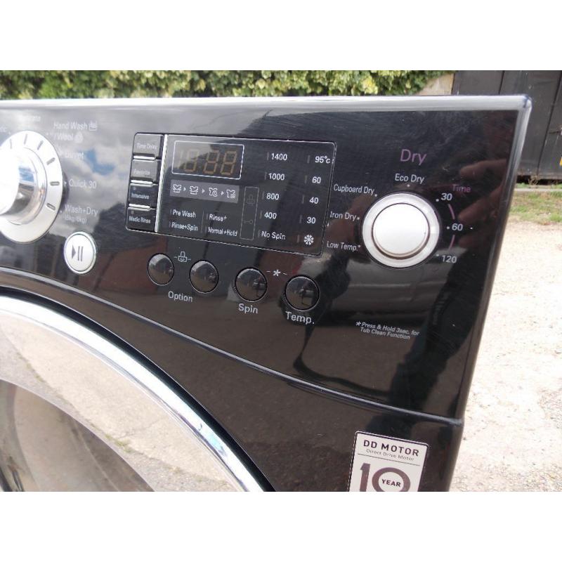 LG washer dryer 9kg load , refurbished with 6 month warranty , delivery possible .