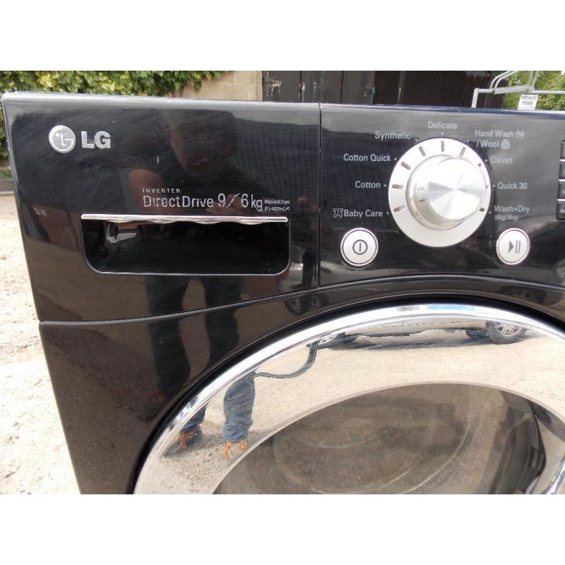 LG washer dryer 9kg load , refurbished with 6 month warranty , delivery possible .
