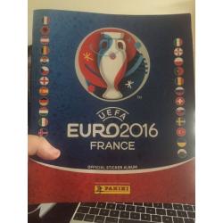 Euro 2016 sticker album with 300+ stickers