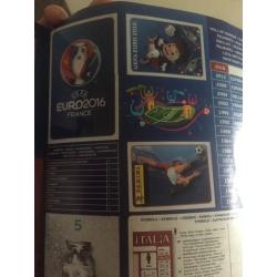 Euro 2016 sticker album with 300+ stickers