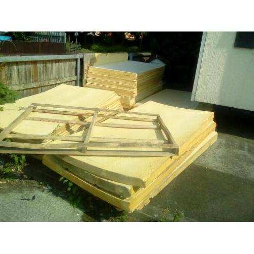 Insulation boards various sizes non foil