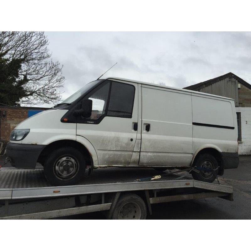 2002 Ford Transit diesel, being sold as spares or repair due to being a non runner, MOT until 15th M