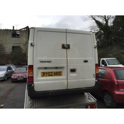2002 Ford Transit diesel, being sold as spares or repair due to being a non runner, MOT until 15th M