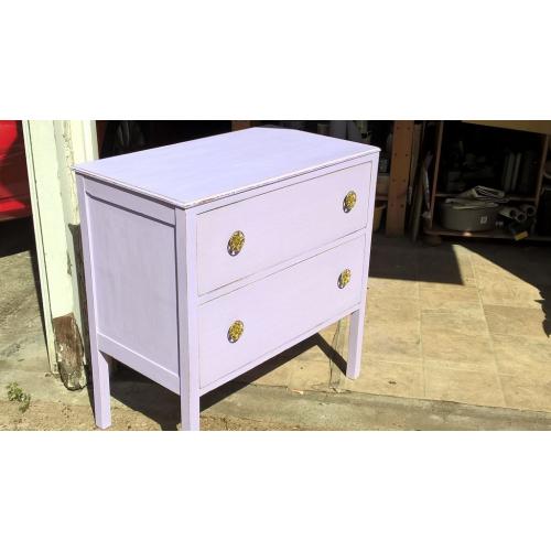 Vintage chest of drawers Hand Painted