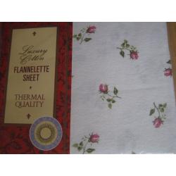 Brand New Flannelette Double Bed Sheet Set