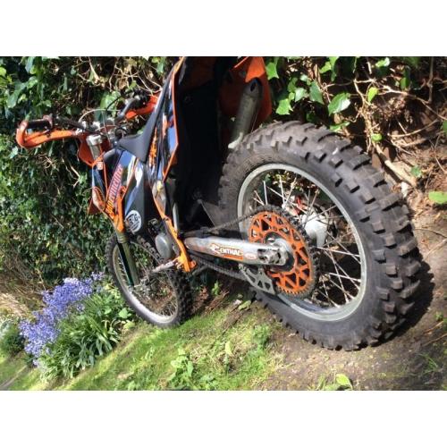 Ktm SX125 Road Registered 2003 "52" Plate