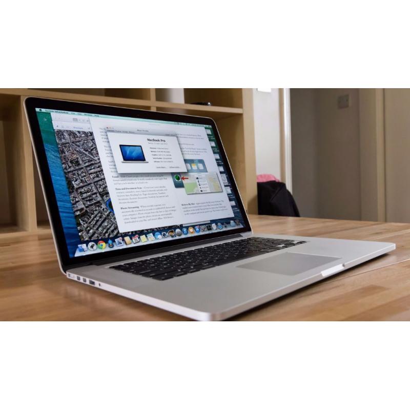 Macbook Pro RETINA 2015 . 15" - i7 -16GB - 512 SSD . Final cut , Logic pro , office 2016