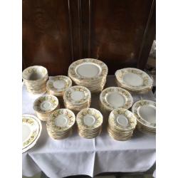 232 piece colclough hedgerow bone china