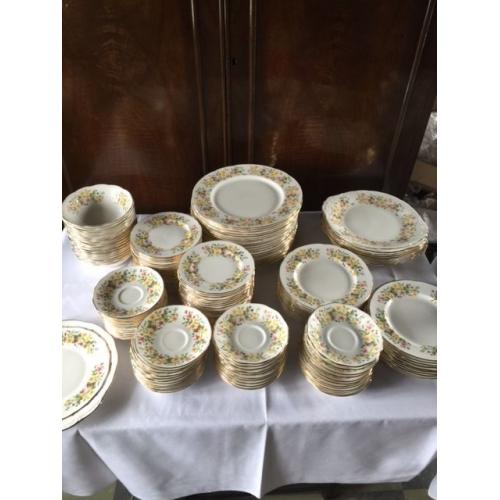 232 piece colclough hedgerow bone china